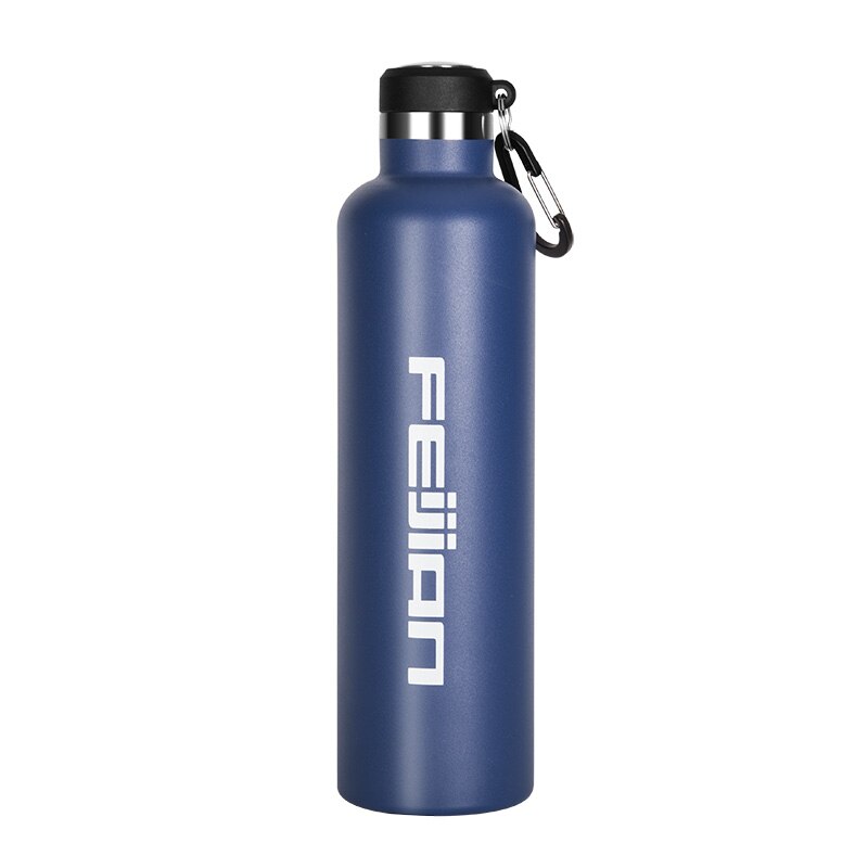 Feijian Tumbler Kolf Vacuüm Geïsoleerde Dubbelwandige Roestvrij Stalen Fles Water Buiten Sport Fles 750Ml Groen