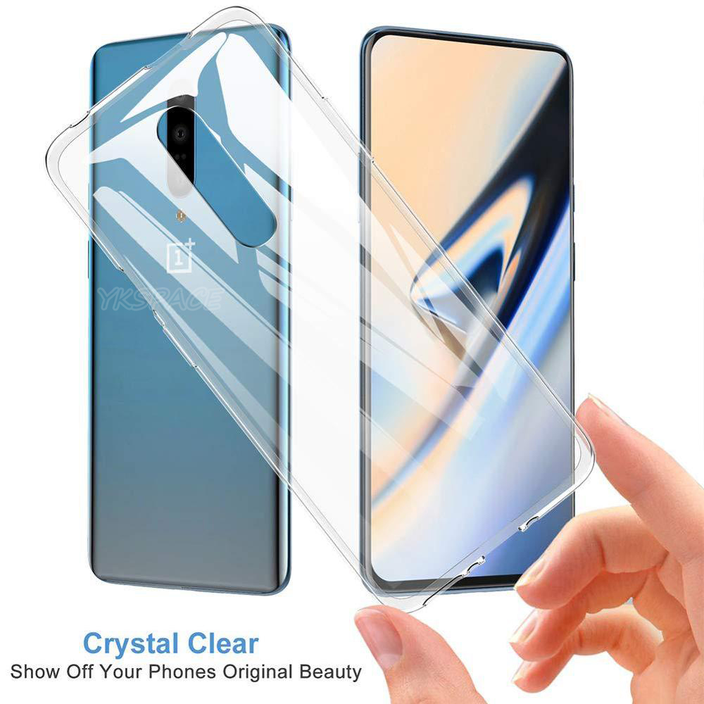 Ultra fino transparente macio tpu silicone caso de telefone para oneplus 5 5t 6 6t 7 7t 8 9 9r 9rt 10 pro 11 11r silm capa traseira