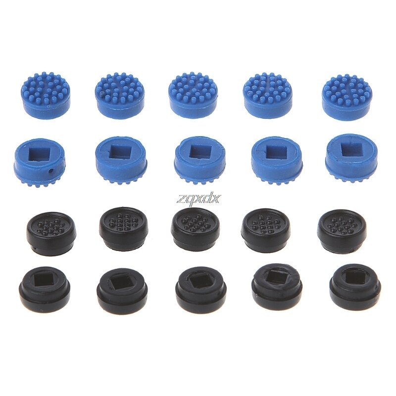 10PCS Trackpoint Pointer Mouse Stick Point Cap For DELL Laptop Keyboard Black/blue color Z09