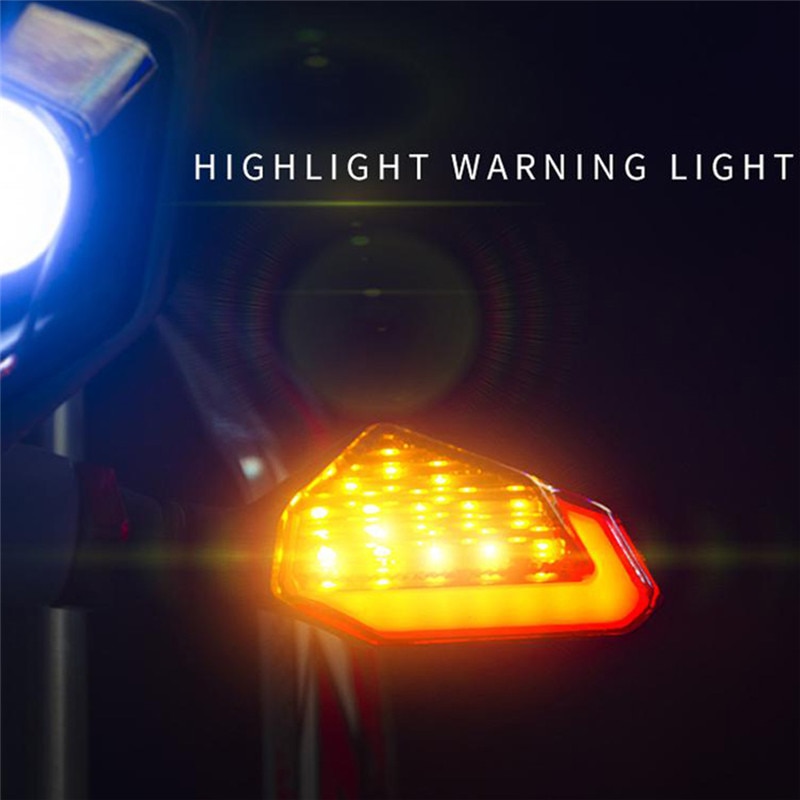 Universal Irregular Shape Motorcycle LED Warning Light Daytime Indicator Running Light Motorbike Night Driving Traffic Light