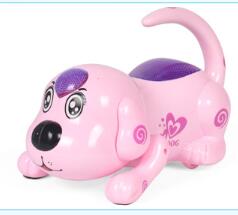Drahtlose Fernbedienung Elektrische Spielzeug Hund Krabbeln Elektronische Haustier RC Welpen Nette Ebene RC Hund Fernbedienung Clever Hund Spielzeug: Rosa