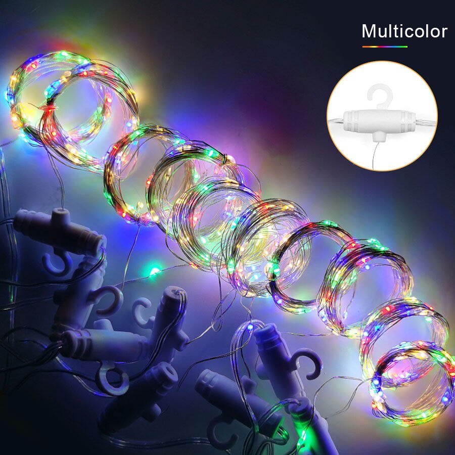 100/300 Leds LED Fenster Vorhang Schnur Licht Dimmbare USB DC5V 8 Modi für Hochzeit Heimat Garten Schlafzimmer Zauberstab Dekorationen: Mehrfarbig / 3mx3m mit 300 LEDs