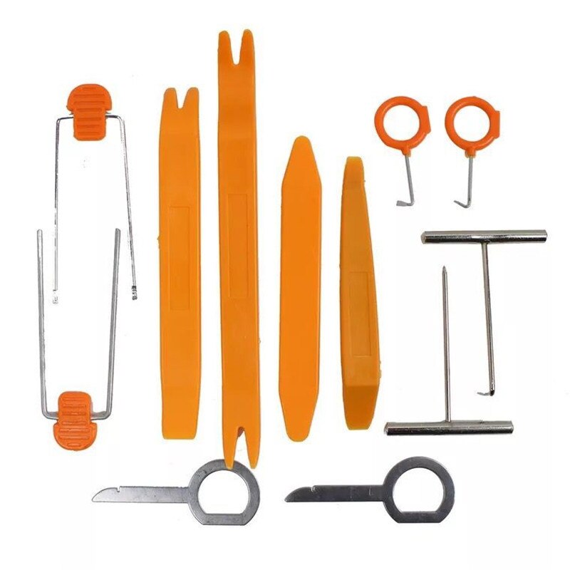 12 Uds. Herramienta para el Audio del coche quitar instalación Pry Kit de herramientas de reparación para Ford Focus MK2 MK3 MK4 kuga Escape Mondeo Ecosport