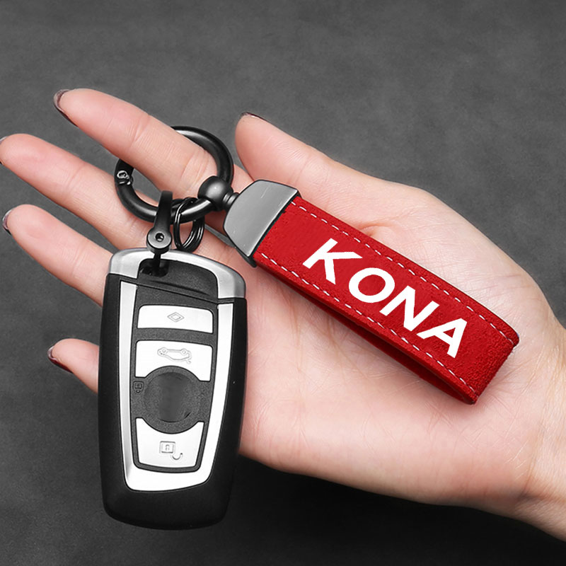 Lyxig nyckelring för män och kvinnor, hållbar för bilnyckelring, hästskospänne för hyundai kona