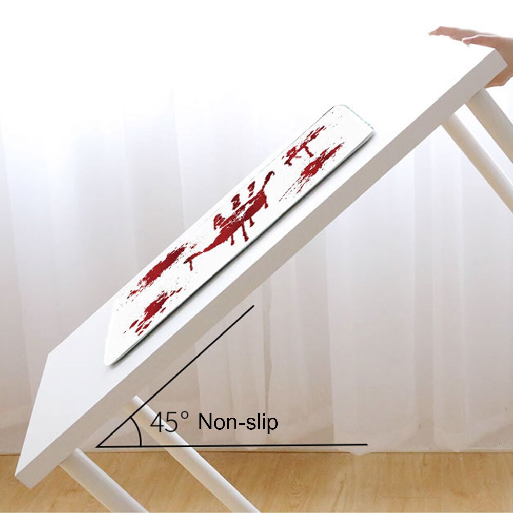 1Pc Halloween Blood Bath Mat Color Changing Sheet Turns Red Wet Make You Bleeding Footprints Shower Carpet for Bathroom