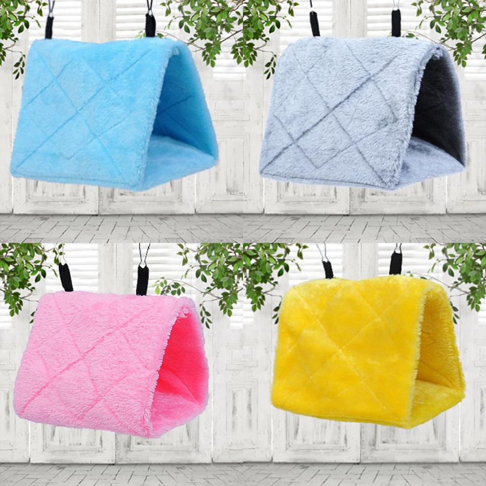 Mode Pluche Vogel Opknoping Cave Kooi Papegaai Nest Hangmat Opknoping Kooi Warme Winter Vogels Kooi Bed Speelgoed Hamster Huis