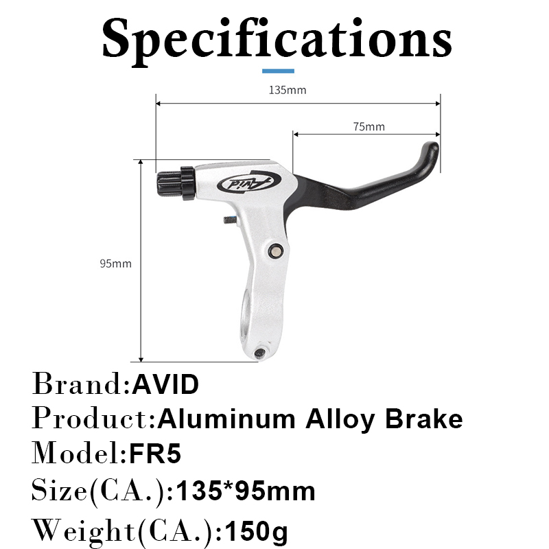 Avid Fiets V Brake Set FR5 Aluminium Remhendel SD3 Voor Achter V-Remklauwen Road Mountainbike onderdelen Fit Sram