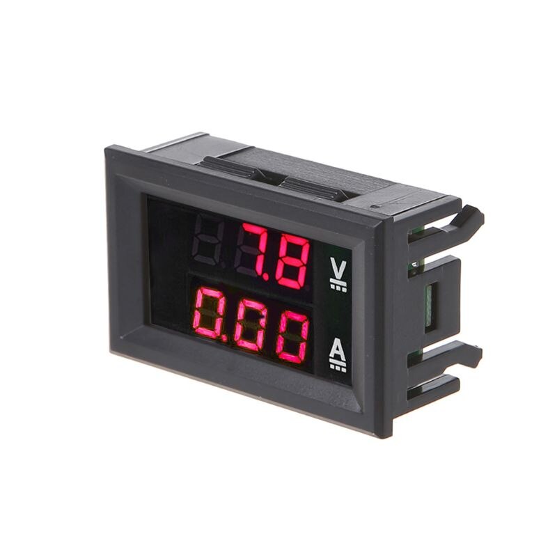 DC 0-100V 50A Digital Voltmeter Ammeter LED Dual Display Voltage Current Meter Tester with Shunt Diverter