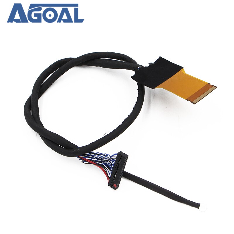 FFC LVDS Cable 2 ch 8-bit 51 pins 51pin dual 8 cable flexible flat cable For LED panel V400HJ6-PE1 550mm Universal LCD Controlle