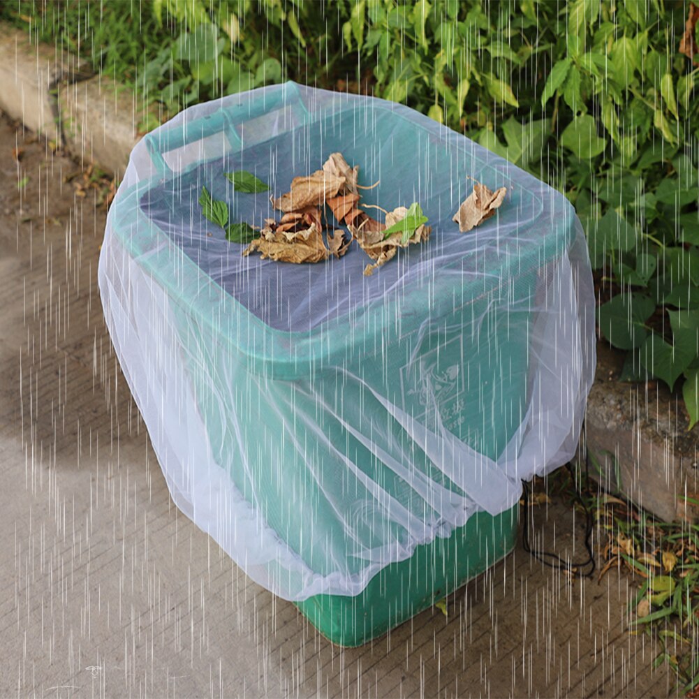 Mesh Cover Voor Regen Vaten Outdoor Water Collection Emmers Netto Cover Anti-stof Beschermende Mesh Regen Oogsten Tool Protector