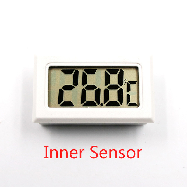 LCD Digital Thermometer Hygrometer Thermostat Kühlschrank Gefrierschrank Tester Temperatur Feuchtigkeit Meter Detektor Thermograph Haustier Auto Auto: Rosa