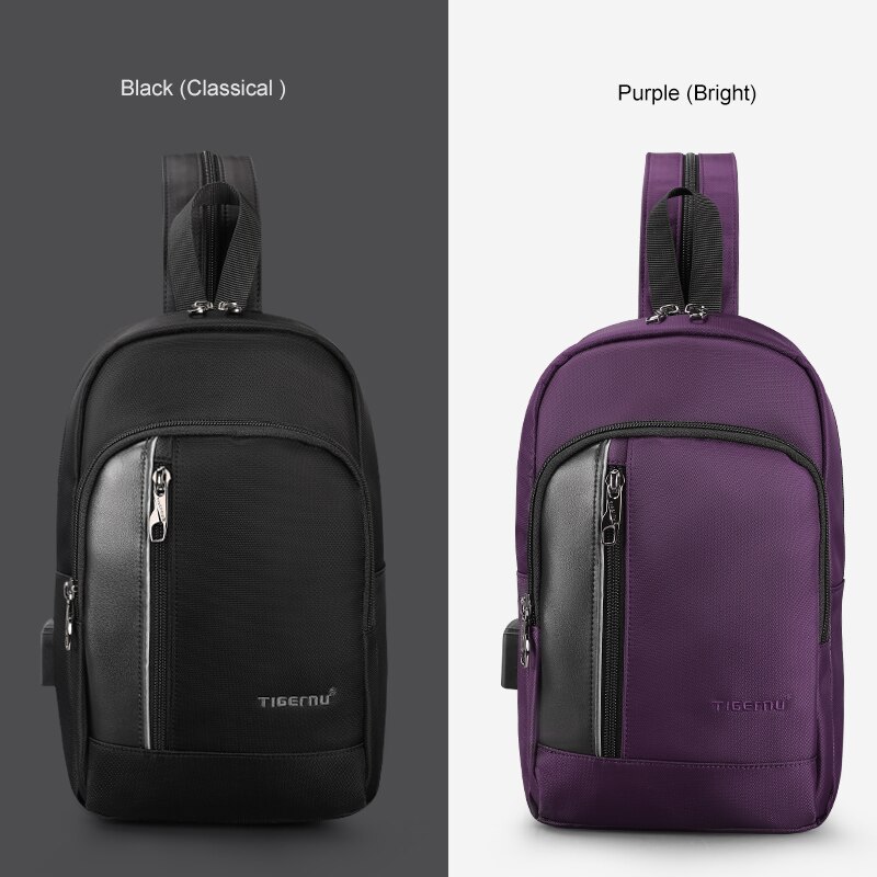 Tigernu USB Charging iPad Women Waterproof Shoulder Bag Casual Shoulder Bags For Women Bag Shoulder