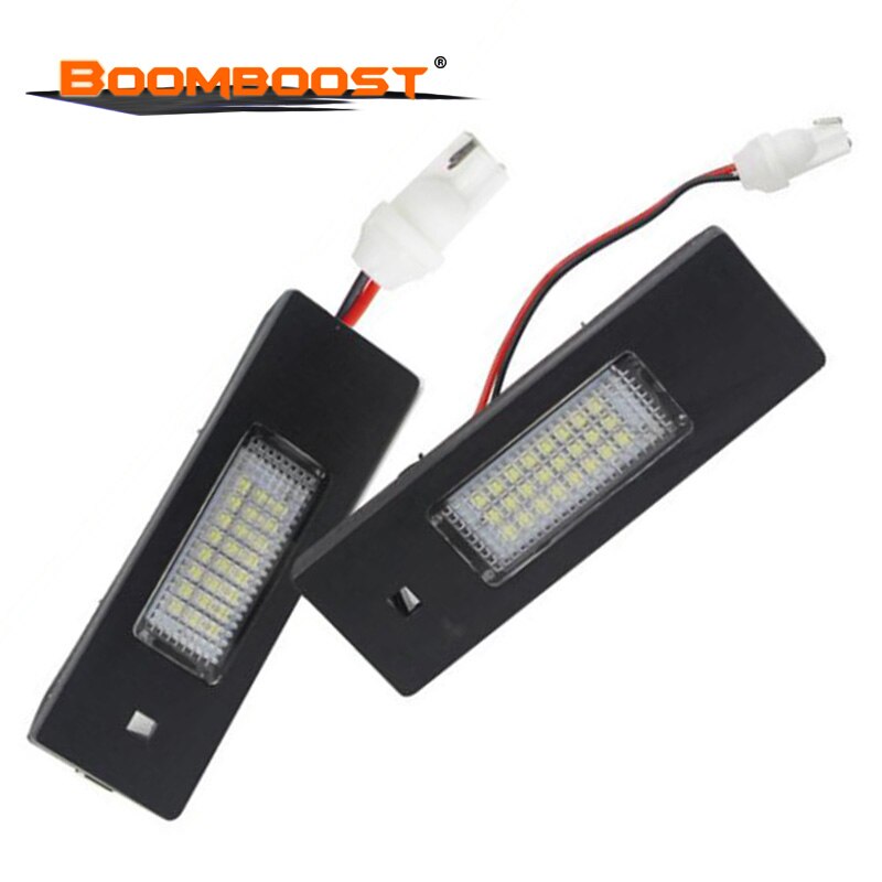 1 einstellen/2 stücke 3528 SMD 24 Leds Stamm Lampe DC12V Für BMW E81 E87 E63 E64 E89 Z4 f20 F21 DXY88 Auto FÜHRTE Lizenz Nummer Platte Licht