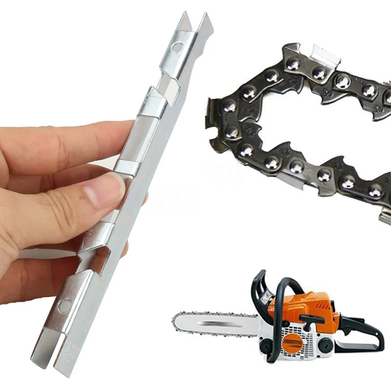Calibrador de profundidad de cadena de motosierra, guía de archivo y ranura de barra para 1/4 &quot;3/8&quot; P 0.325/Útil F