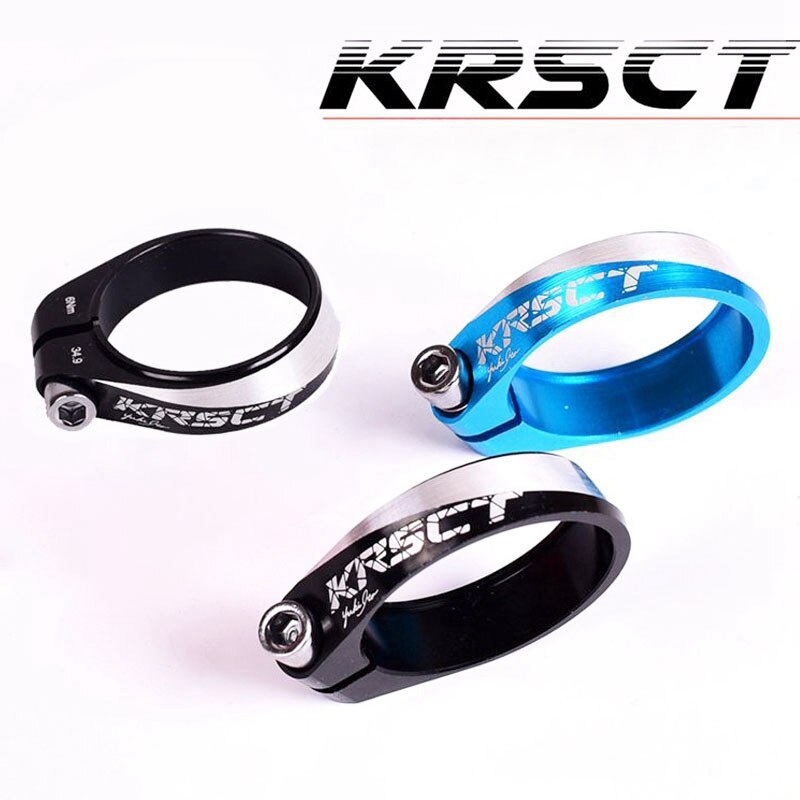 Krsct Fiets Zadelpenklem Aluminium 30.4Mm Fiets Zadelpen Buisklem Mtb Weg Mountainbike Seat Klemmen