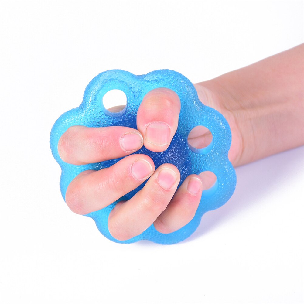 Finger Trainer Silicone Grip Ball Hand Grip Ball Finger Practice Exercise Muscle Power Rubber Rehabilitation Training Gripper