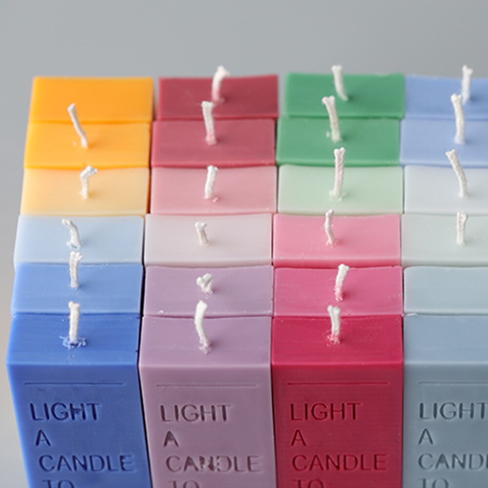 Candle Mold Reusable Handmade Candle Making Model Letter Candle Mould Simple Style Scented Candle Mould DIY Candle Craft