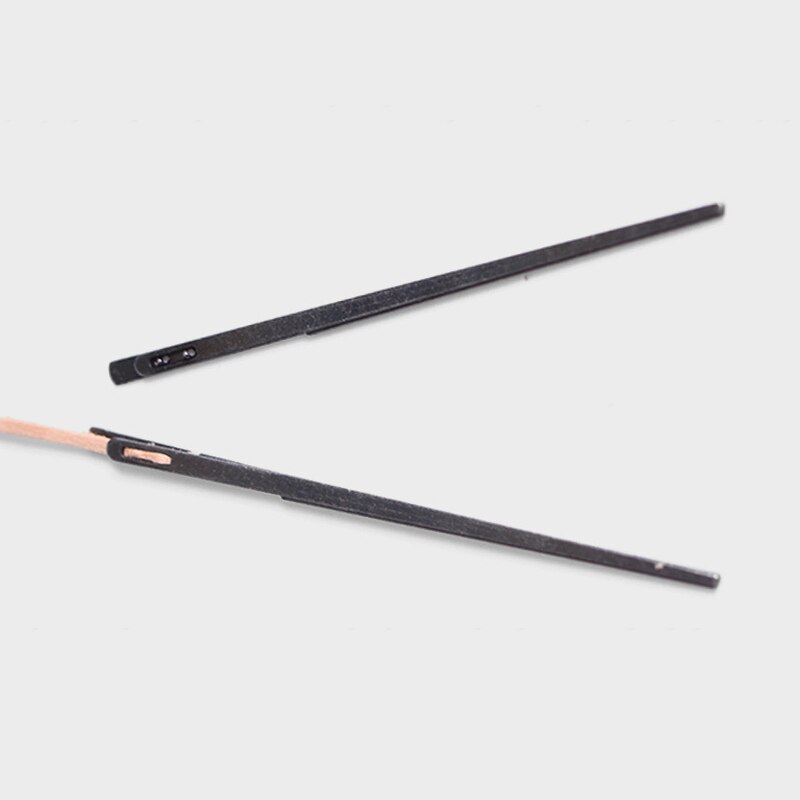 Aguja de tejer de cuero para cordones de cuero, doble agujero, aguja de encaje, aguja de coser a mano, herramienta de artesanía de costura de cuero DIY: 2
