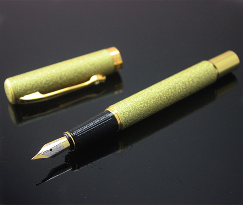 DIKA WEN metal Fountain Pen school office supplies stationery Pens For Writing school ink fountain pen: U