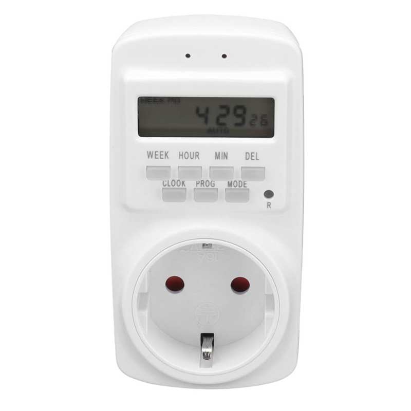 Ketotek interruttore Timer digitale elettronico EU FR BR presa Timer da cucina 230V 50HZ 7 giorni 12/24 minerale presa temporizzata programmabile: Default Title