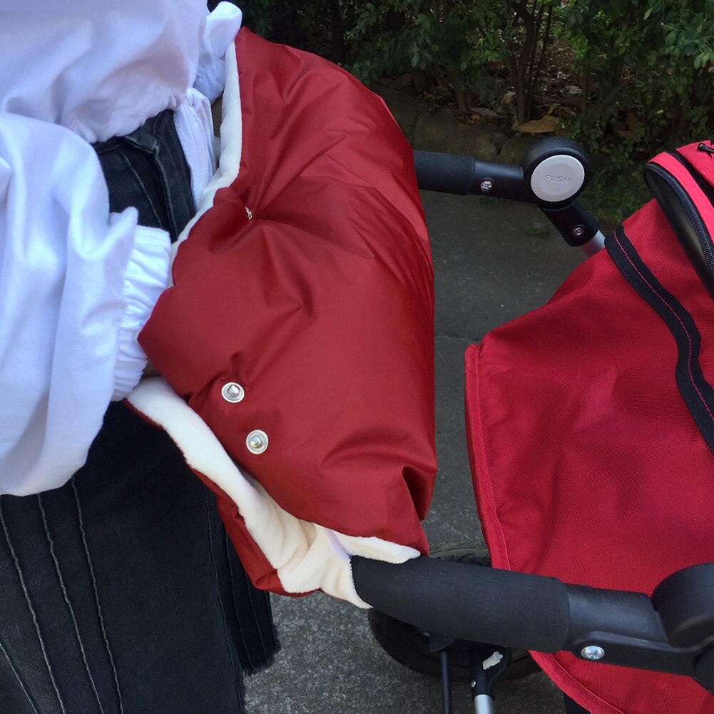 Couleur hiver landau poussette moufles main couverture Buggy Muff gant chariot accessoires fourrure polaire main couverture buggy pour mère