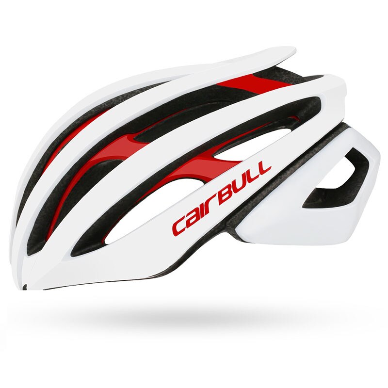 neue Aero Rennen Radfahren Helm Männer Frauen Integral- geformten Straße Mountainbike Helm Sport Ultraleicht Mtb Fahrrad Helm: weiß rot / M(54-58)