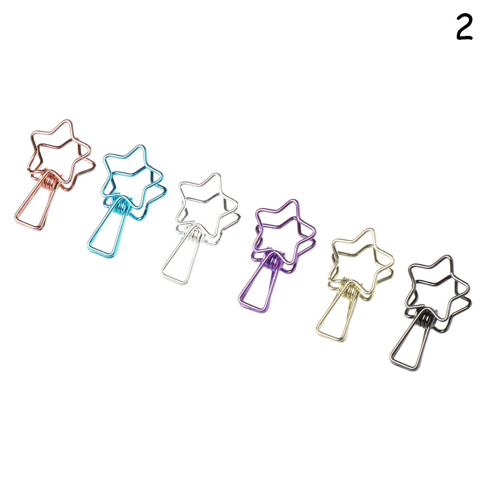 5/6Pcs Stainless Steel Bag Clips Calendar Letter Paper Photo Binder Clip File Clamps Food Sealing Tools School Kitchen Supplies: 2