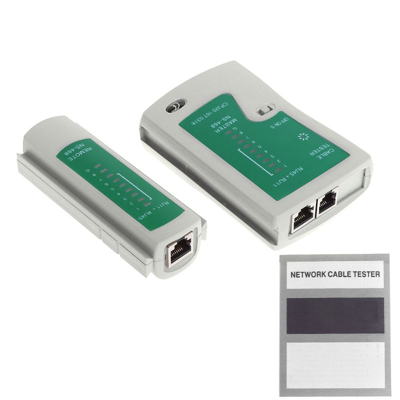 Networking Testing RJ45 RJ11 CAT5 UTP LAN Cable Network Tester Tool