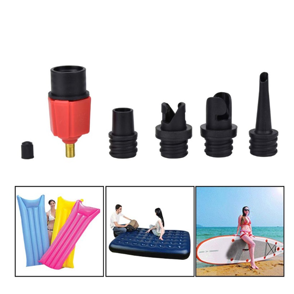 Opblaasbare Boot Voetpomp Slang Adapter Air Bed Zwemmen Ring Pomp Adapter Nozzle