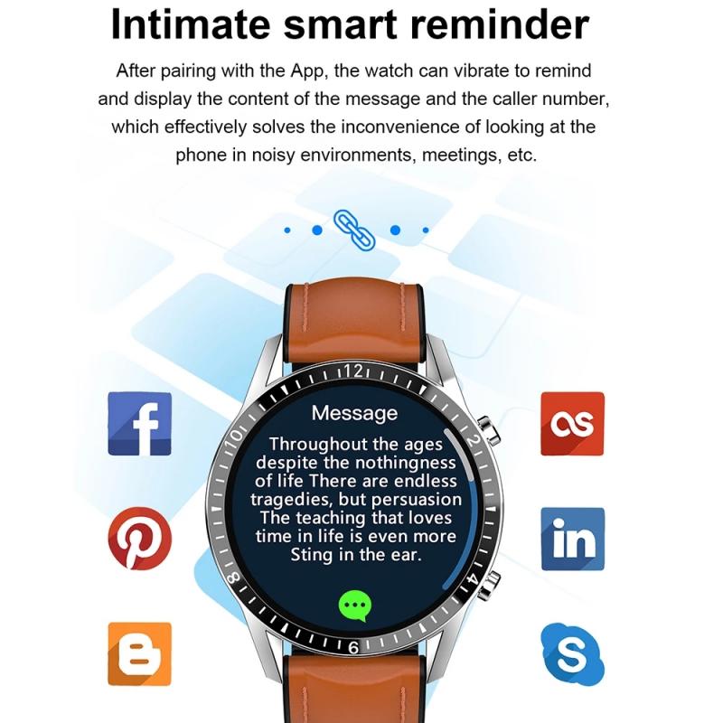 Smartwatch for Men & Women - Bluetooth Smart Band with Heart Rate & Blood Pressure Monitor - Sport Waterproof Watch