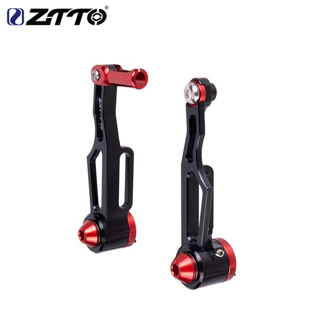 ZTTO 1 Pair Aluminum Bicycle Brakes V Brake Levers Brake Capliers Handle Mountain Cycling 2finger MTB Bike BMX V-Brake 4 Colors: Black  V-Brake SL