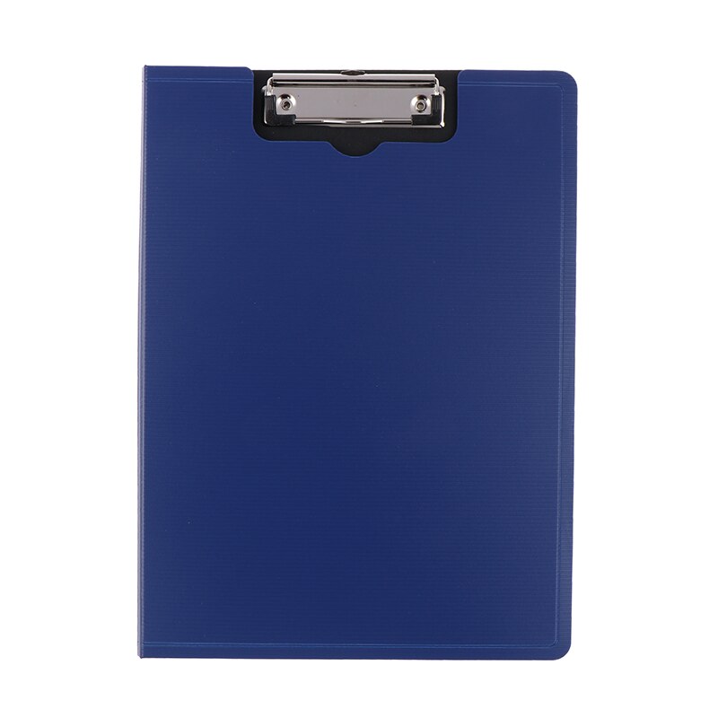 A4 Papier Met Opknoping Gat Metalen Clip Schrijfblok Briefpapier Klembord Bestandsmap Document Papier Houder Conferentie Accessoires: Blauw