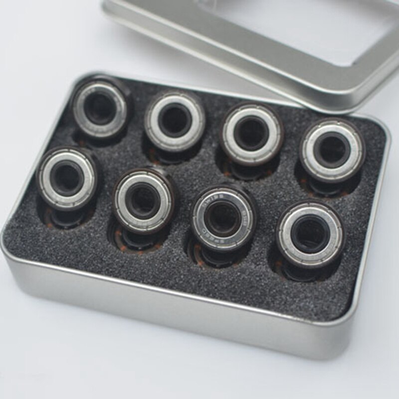 Fast Speed 608 Schaatsen Lagers Zwarte Ballen Skateboard Kralen Lagers 608 Skates