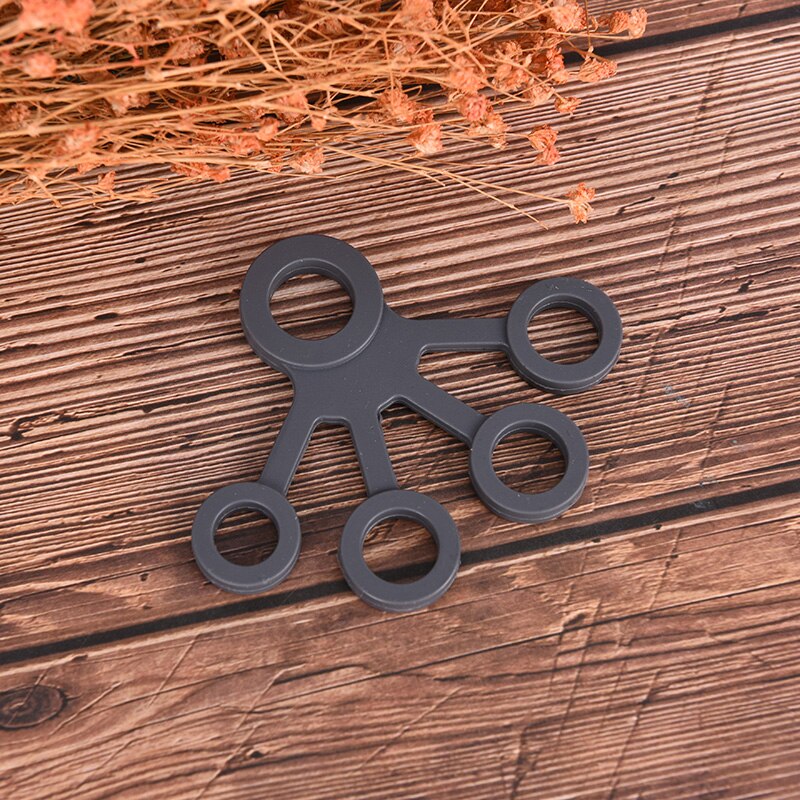 Finger Hand Grip Silicone Ring Gripper Strengthener Exerciser Trainer Resistance Band Fitness Expander Stretcher 3 Levels