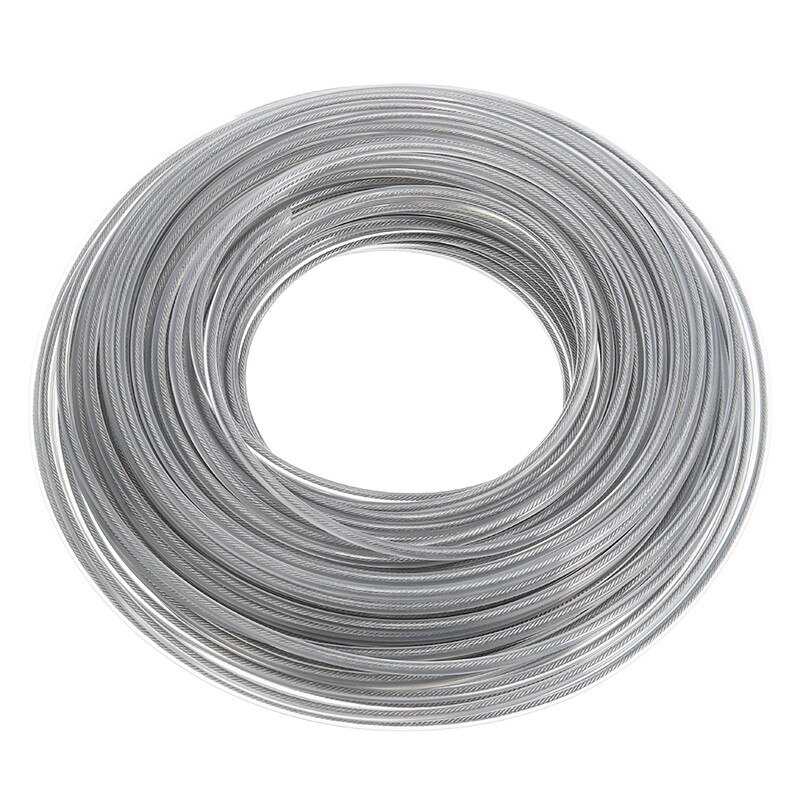 Fil d'acier pour débroussailleuse, coupe-herbe, outils de jardin, tondeuse à gazon, débroussailleuse, coupe-herbe, 3mm/2.7mm, gris