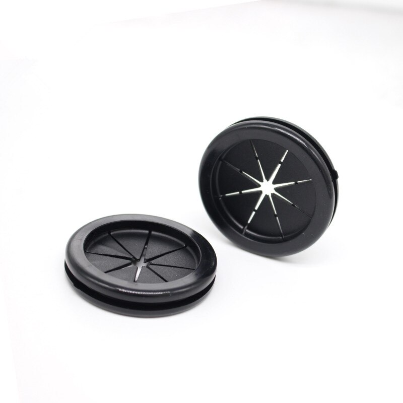 10 stk gummitrådgjennomføring pakningsark 25mm flattetning o ring støvhullplugg for elektrisk boks innløp uttak kabelholder beskytter