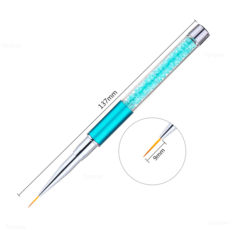 Stylo pour vernis à ongles nail art, lot de 1, dégradé, UV gel, lignes, rayures, grille, outil de manucure, DIY,