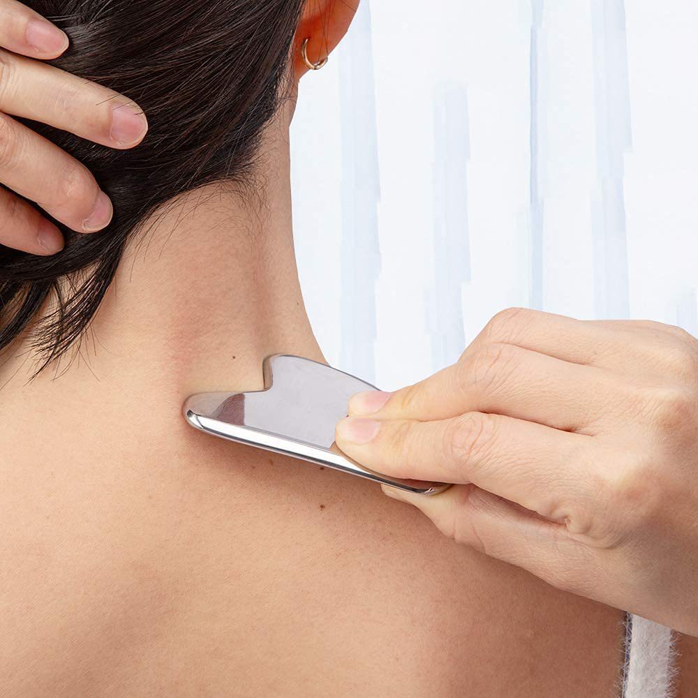 Gua Sha Visage Gousha Stone pour le visage Pierre Gua Sha Gua Sha Grattoir Gousha Stone pour le masseur de visage