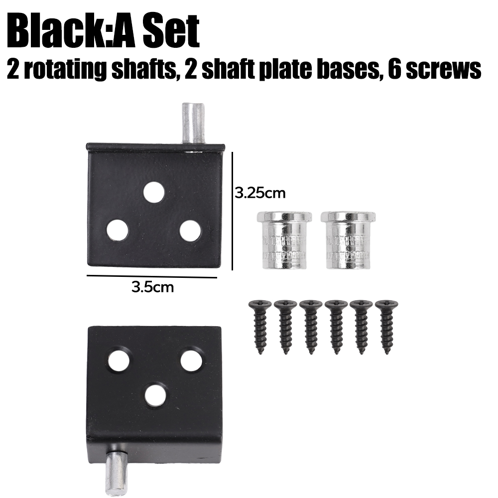Concealed Cabinet Hinge with Screw Rotation Shaft Stainless Steel 6 Mounting Holes for Furniture Bookcase Cabinet Door Fitting: Yellow