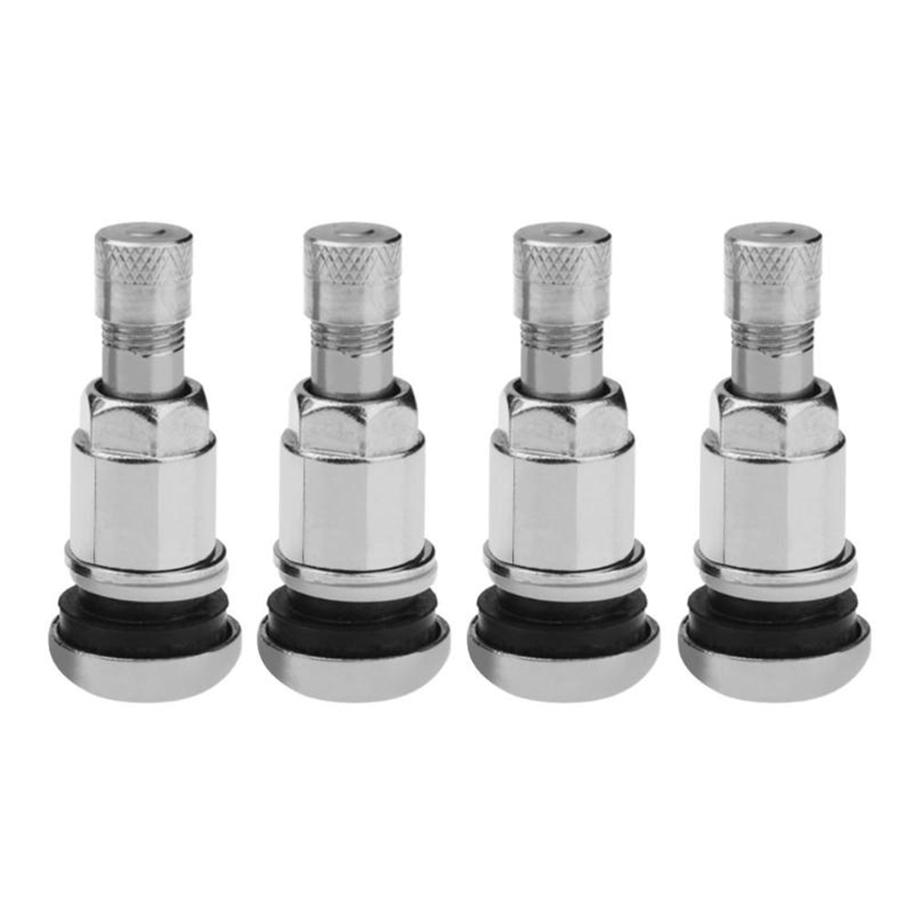 4 PCs edelstahl auto ventil, luft ventil, hex rad ventil, ventil pole, rad ventil nipel