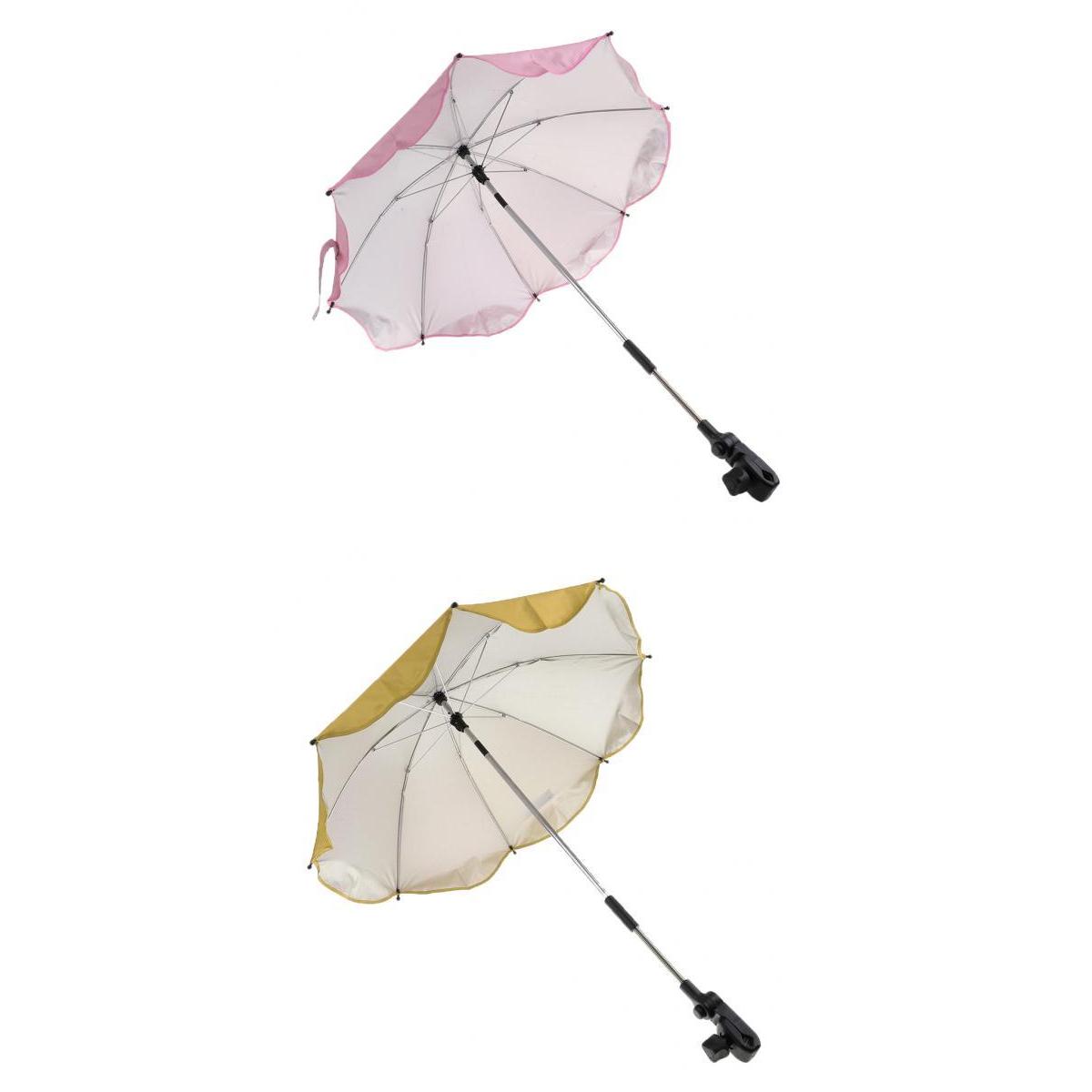 2Pcs Draagbare Strand Paraplu Winddicht Uv Bescherming Zon Onderdak 360 ° Roterende Voor Strand En Sport Evenementen, roze, Geel