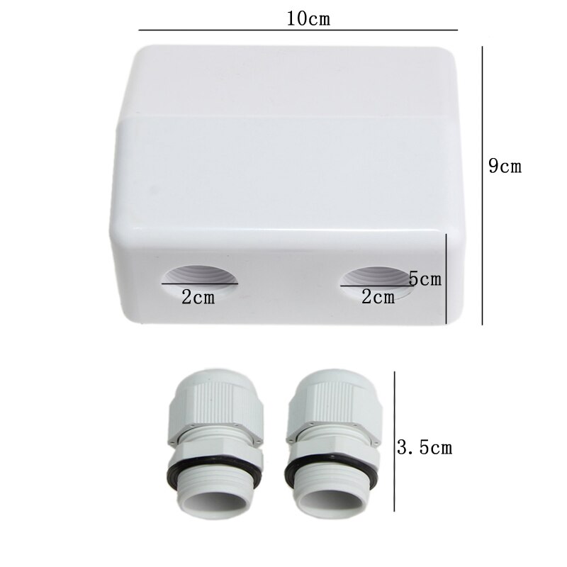 Waterproof Double Entry Cable Box For Caravan RV Marine Boat Motorhome