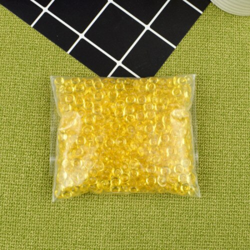 20g bricolage moelleux Slime argile Anti Stress jouet Fishbowl perles en plastique acrylique Vase poisson bol remplisseur jouets artisanat partie approvisionnement: golden 20g