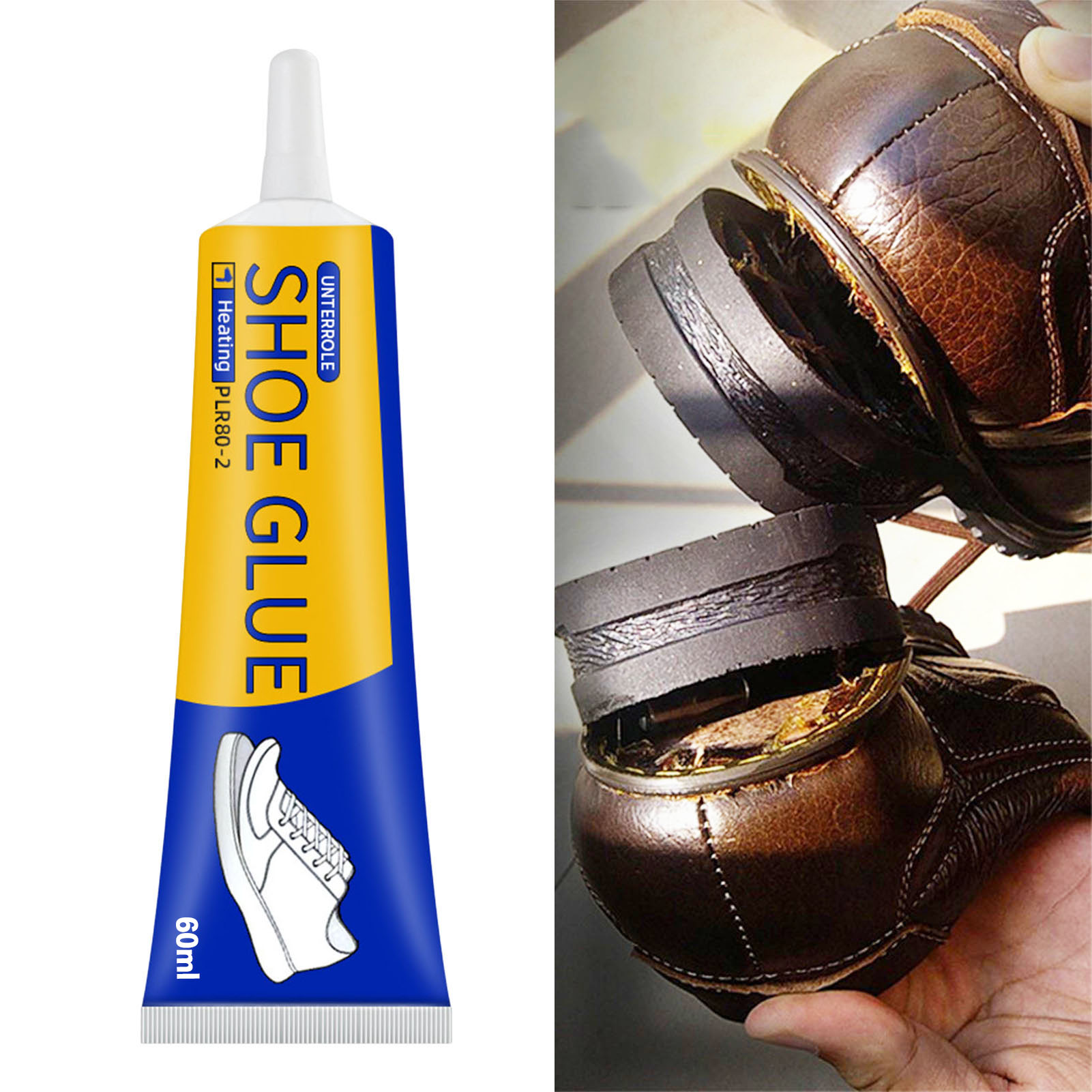 60ml Strong Shoe Repair Glue Quick-drying Universal Sealant Waterproof Shoe Adhesive Shoemaker Repair Tool 1/2/3pcs
