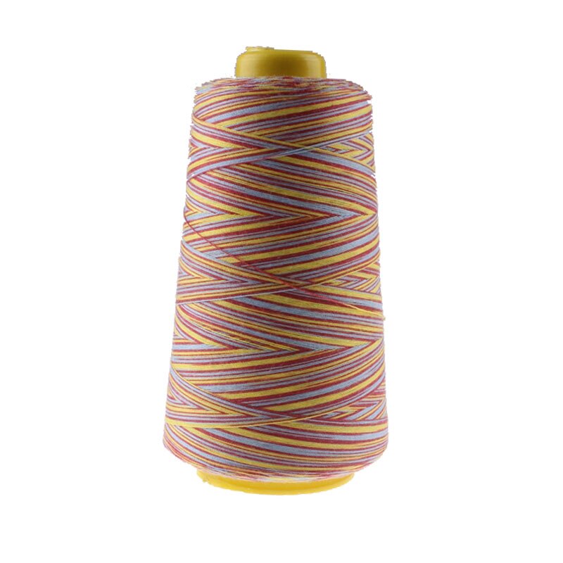 Goedkope Multicolor Naaigaren Spool 3000Y 40S/2 Polyester Industriële Naaigaren Machine Naaien Suppiles: Colour C
