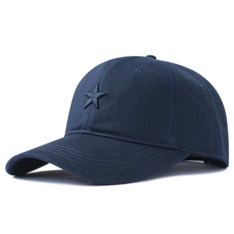 56-61cm 62-68cm large head Man Big Size Causal Peaked Hats Cool Hip Hop Hat Man Plus Size Baseball Caps: navy blue / 62-68cm