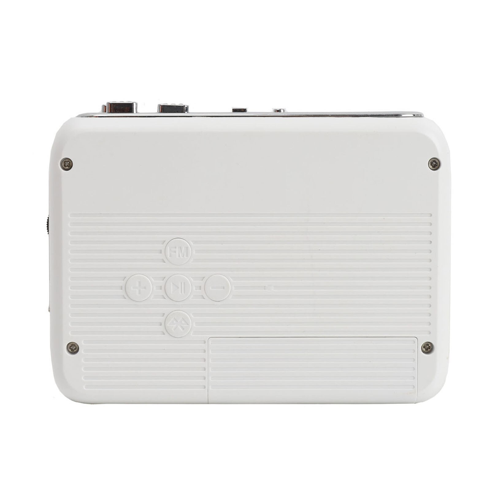 Mini Cassette Player Tape Record FM Radio with 3.5mm Headphone Jack Volume Control