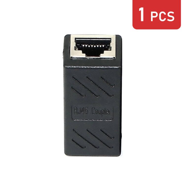 RJ45 connector Network extender Ethernet Kabel RJ45 extender adapter Gigabit interface Female to Female network connector: Orange