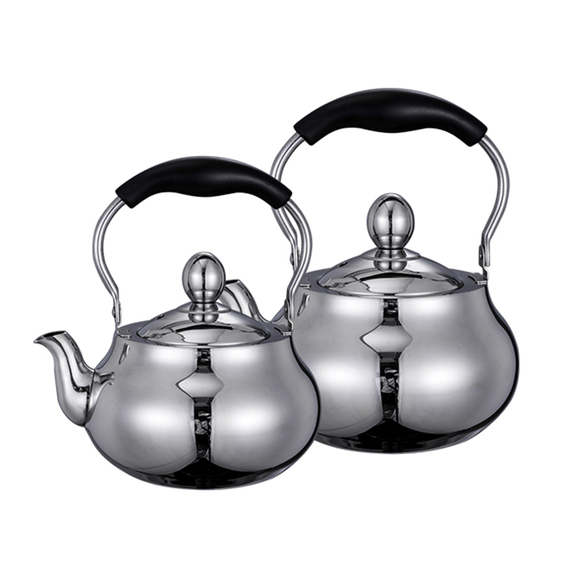 Stainless steel teapot thickened with kungfu tea small teapot brewing flower tea pot with filter screen Tea making teapot family