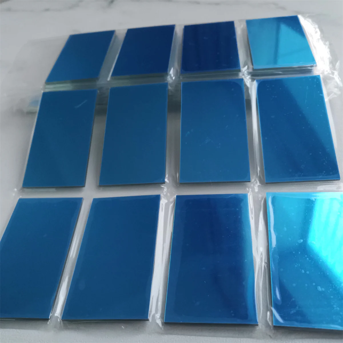 Espejos de superficie frontal de tamaño pequeño, alta reflectividad para proyectores, escáneres, instrumentos ópticos de precisión, accesorios DIY, 2 unids/lote